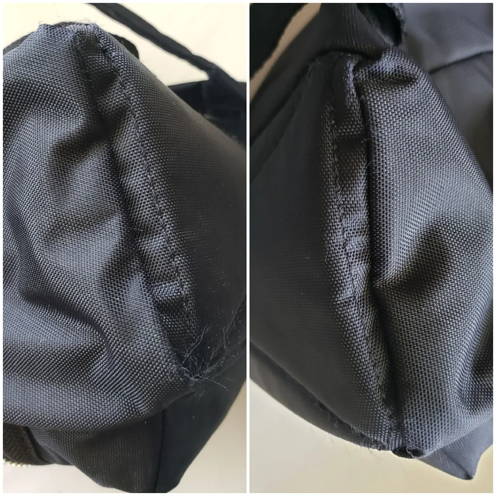 Marc Jacobs Black Backpack - Nylon Unisex Utility School Travel Luggage 13 x 9
